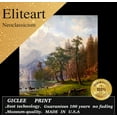 thumbnail image 5 of ELITEART-Among The Sierra Nevada Mountains, California by Albert Bierstadt Oil Painting Reproduction Giclee Wall Art Canvas Prints Framed Size:41 1/2"x28", 5 of 5