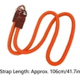 thumbnail image 2 of Portable Cowhide Leather Camera Shoulder Strap,Nylon Camera Strap Hiking Lanyard Neck Convenient DSLR Camera Strap Leica Round Hole Camera Strap Orange, 2 of 8