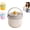 Grey, variant on 17oz Portable Lunch Food Jar with Handle, SUS 304 Stainless Steel Leak-Proof Container, Built-in Tableware Storage Heat Resistant Thermal Flask for Work Travel Picnic (yellow)M
