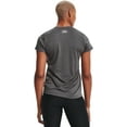 thumbnail image 2 of Under Armour Women's Solid Tech V-Neck Shirt Carbon LG, 2 of 6