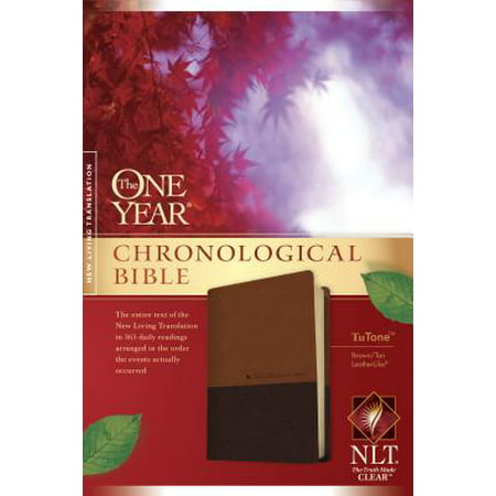 The One Year Chronological Bible NLT, TuTone (LeatherLike,