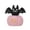 B(Pink Black), variant on Decorr 2.8" Halloween Pumpkin Man Figurines, Cute Resin Jack-O-Lantern Vampire with Cape, Halloween Decorations for Bookshelf Terrace Bedroom Indoor Home Tabletop Gifts