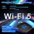 thumbnail image 2 of Transspeed Android 13 TV Box ATV Dual Wifi With TV Apps 8K Video BT5.0+ RK3528 4K 3D Voice Media Player Set Top Box, 2 of 4