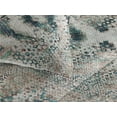 thumbnail image 3 of Ambesonne Abstract Quilted Bedspread Set 3 Pcs, Whimsical Grungy Pattern, Queen, Cadet Blue and Pale Chocolate, 3 of 4
