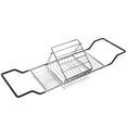 thumbnail image 3 of Bathroom Caddy Tray Rack,Metal Bathtub Rack Retractable Metal Bathtub Rack Extendable Shower Tub Tray Sturdy Construction, 3 of 12