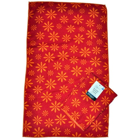 Mainstays Microfiber 2pk Kt Red Floral