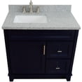 thumbnail image 4 of Bellaterra Home 400700-37L-BU-GYRL 37 in. Single Sink Vanity with Granite Left Door & Left Sink, Blue & Gray, 4 of 15