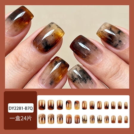 Factory direct sales of nail pads, wearing nail pads, European, American Christmas nail patches, boxed finished products, drawings and samples can be designed
