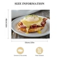 thumbnail image 2 of Nawypu Eggs Benedict with Bacon Canvas Poster Wall Art Decor Print Picture Paintings for Living Room Bedroom Decoration, 2 of 5
