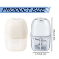 thumbnail image 3 of Cheese Grater Tool Garlic Chopper Usb Garlic Mincer Masher Portable Veggie Chopper to Vegetable Grinder Processor Stainless For Onion Vegetable Grater, Kitchen Grater, Stainless Steel Grater, Handhel, 3 of 9