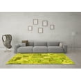 thumbnail image 3 of Ahgly Company Indoor Rectangle Patchwork Yellow Transitional Area Rugs, 5' x 7', 3 of 4