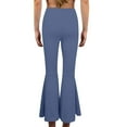 thumbnail image 5 of REALiKUN Women's Stretchy Wide Leg High Waist Bell Bottom Flare Dress Pants, 5 of 5