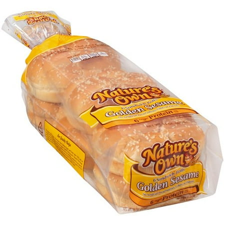 Nature's Own® Golden Sesame Sandwich Rolls 6 ct Pack