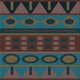 thumbnail image 1 of Ahgly Company Machine Washable Indoor Square Transitional Beetle Green Area Rugs, 7' Square, 1 of 7