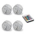 thumbnail image 3 of Moyic 4 Uds luz de acuario IP67 impermeable 10LED RGB lámpara subacuática lámpara de noche colorida luz giratoria Circular con Control Iluminación y accesorios No.02, 3 of 6