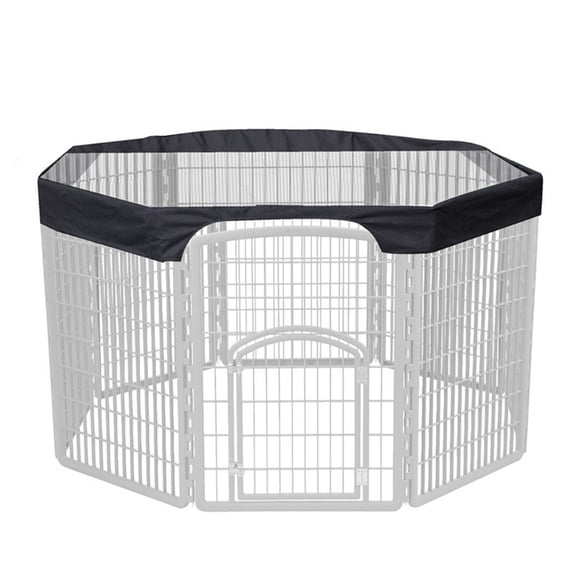 Pet Playpen Cover Dog Playpen Mesh-Top Cover Outdoor Pet Escape Prevent Accs