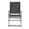 thumbnail image 2 of Mainstays Greyson Steel Outdoor Folding Chairs, Set of 2, Black, 2 of 8