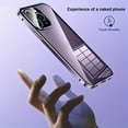 thumbnail image 4 of WLLCAPHA Magnetic Case For IPhone 15/ 14/ 13/ 12/ 11 Pro Max, Magnetic Adsorption Double-Sided Screen Protector Clear Back Metal Bumper Phone Cases Cover, 4 of 9