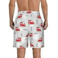 thumbnail image 3 of Yiaed Trains Print Men's Swim Trunks with Lining Quick Dry Sports Shorts Beach Shorts Boardshorts-X-Large, 3 of 5