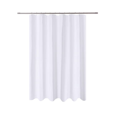 Extra Long (84'') Polyester Shower Curtain Liner in White - Walmart.com