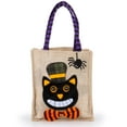 thumbnail image 2 of Deago Halloween Candy Bags Linen Trick or Treat Bags for Kids Party Goodie Tote Bags Gift Bag with Handles Party Favors, 2 of 11