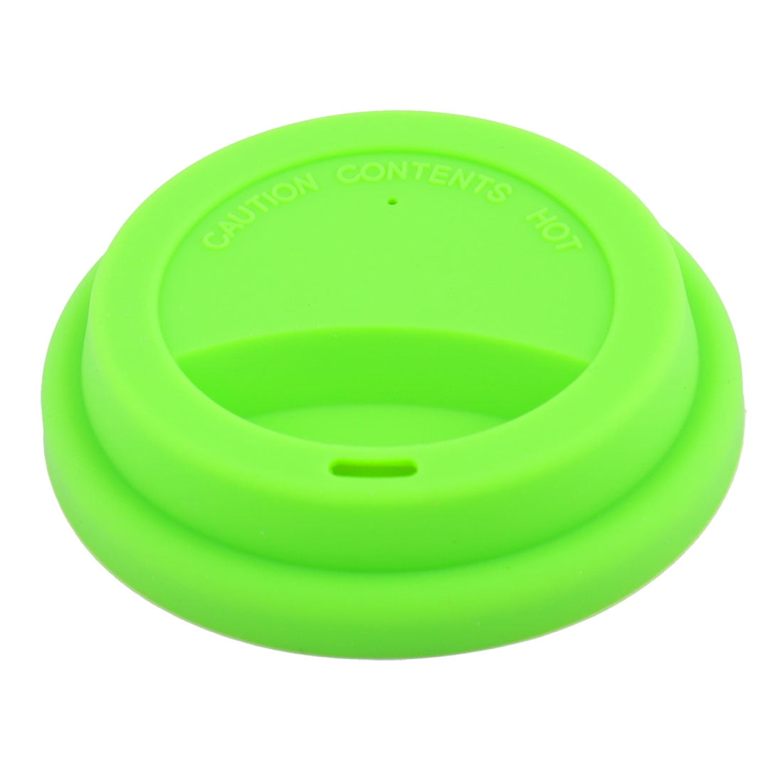 Home Green Silicone Round Shaped Resuable Sealed Mug Lid Tea Coffee Cup