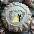 thumbnail image 4 of 4Sheets 28Pcs Water Soluble Embroidery 11.7x8.3inch Wedding Valentine Pattern Transfers Water Soluble Stabilizer for Embroidery Stick and Stitch Embroidery Designs Colorful, 4 of 9