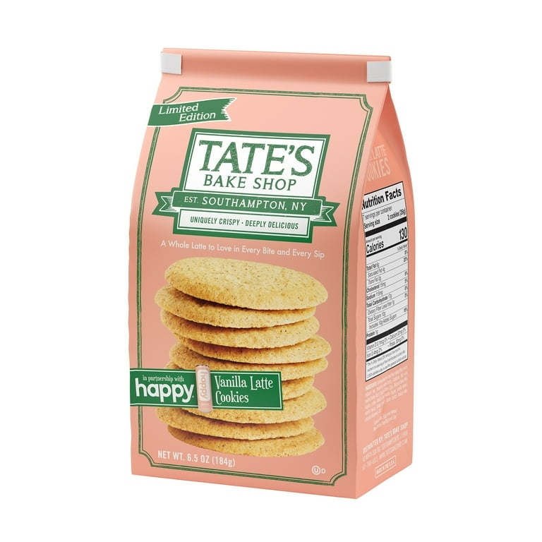 Tate's Bake Shop + happy Vanilla Latte Cookies, Limited Edition