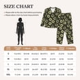 thumbnail image 4 of Fotbe Sunflowers Pattern Long Sleeve Pajama Set for Women,Sleepwear Set,2-piece Loungewear Set,Soft PJs Comfy Nightwear with Pockets -XX-Large, 4 of 7