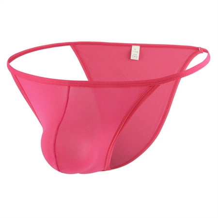 Men s Boxer Briefs Underwear Men Underwear Briefs Pack Mens Men Brief Fashion Trunk Brief Travel Companion Supporting Panties for All Mens Hot Pink L