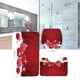 thumbnail image 3 of De Alfombrillas Navideñas, Alfombrilla Antideslizante De Papá Noel, Felpudo Para Baño, Funda Para Asiento De Inodoro, Alfombrilla Para Suelo De Inodoro En Forma De U 3 Uds Advancent HA045820-01, 3 of 6
