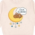 thumbnail image 3 of Inktastic I Love My Big Brother Toddler Sweatshirt, 3 of 4
