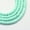 Aquamarine, variant on Eco-Friendly Handmade Polymer Clay Beads Disc/Flat Round Heishi Beads White