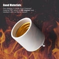 thumbnail image 3 of Tsuinz GU24 to E27 E26 Light Bulb Socket Adapter Screw Lamp Base Converter, 3 of 13