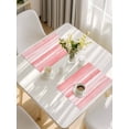 thumbnail image 5 of Pink Ombre Placemats Set of 6, Modern Abstract Art Farmhouse Placemats for Dining Table, Place Mats for Kitchen Tabletop, Waterproof Wipeable Dining Table Mats Set, 5 of 9