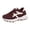Red, variant on Rokment Running Walking Shoes for Women Fashion Skateboard Sneakers Spring Fall Comfortable Casual Suede Platform Jogging Chunky Tennis Non Slip Work Footwear Beige Size 6