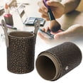 thumbnail image 4 of Organizador de brochas, soporte portátil de cuero sintético para brochas de maquillaje, vaso para brochas de maquillaje, confiabilidad excepcional, 4 of 12