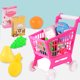 thumbnail image 4 of Carro de supermercado de 21 piezas, juguetes, juego interactivo para comida, frutas y verduras, 4 of 6