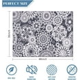 thumbnail image 5 of Office Chair Mat for Hardwood Floor Floral Mandala 36"x48" Computer Gaming Chair Mat Anti-Slip Rugs Floor Protector for Rolling Chairs Under Desk Rug for Home, 5 of 6