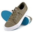 thumbnail image 5 of JENN ARDOR Fashion Slip On Sneakers for Women Classic Low Top Canvas Shoes No-tie Adjustable Lace Up Flats Women Summer Shoes Breathable Comfortable Casual Sneakers for Women Walking, 5 of 5
