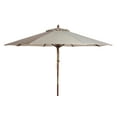 thumbnail image 3 of Safavieh Cannes 9' Market Push Wooden Patio Umbrella, Beige, 3 of 6