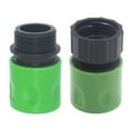 thumbnail image 6 of QHUDLV Garden Watering Hose ABS Quick Connector 3/4 End Double Male Hose Coupling Joint for Hose Extender System Pipe Tube Adapter Set, 6 of 9