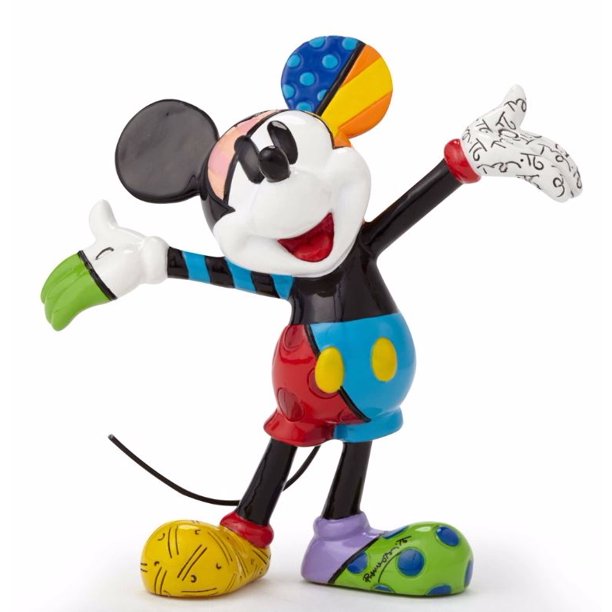 Romero Britto Disney Mickey Mouse Miniature Pop Art Figurine 4049372