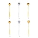 thumbnail image 3 of Wosthever Cucharas de té elegantes de acero inoxidable adecuadas para todas las ocasiones Cuchara de postre de acero inoxidable Cocina y Comedor Plata cosmos, 3 of 5