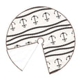 thumbnail image 2 of KLL Anchors and Ropes Christmas Tree Skirt 48" ,Party Decorations Farmhouse for Christmas Decorations Holiday Party, 2 of 6