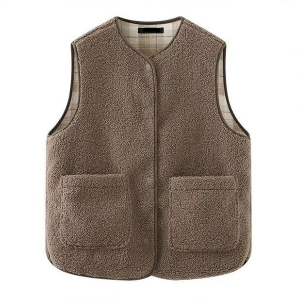 Abrigo informal sin mangas y sin capucha para mujer, moda de invierno, nuevo estilo, abrigo de dos tiras delantero y trasero, abrigo para mujer