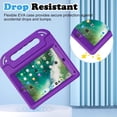 thumbnail image 5 of SUPNICE Kids Case with Screen Protector for iPad 9.7 Inch 2018/2017, Shockproof Convertible Handle Stand Kids Case for iPad 9.7 2017/2018 (iPad 5th and 6th Generation),iPad Air 2, Purple, 5 of 7