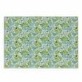 thumbnail image 1 of Leaves Cutting Board, Doodle Birds and Flowers with Foliage Hearts Ornamental Print, Decorative Tempered Glass Cutting and Serving Board, in 3 Sizes, by Ambesonne, 1 of 2