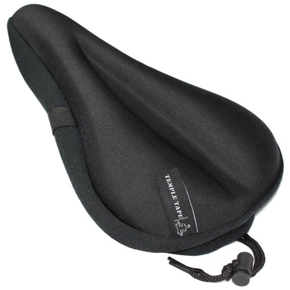 Supreme Gel Bike Seat Cushion - Extra soft Bicycle saddle cover for spin, exercise stationary bikes and outdoor Biking - Premium accessories for comfort while cycling