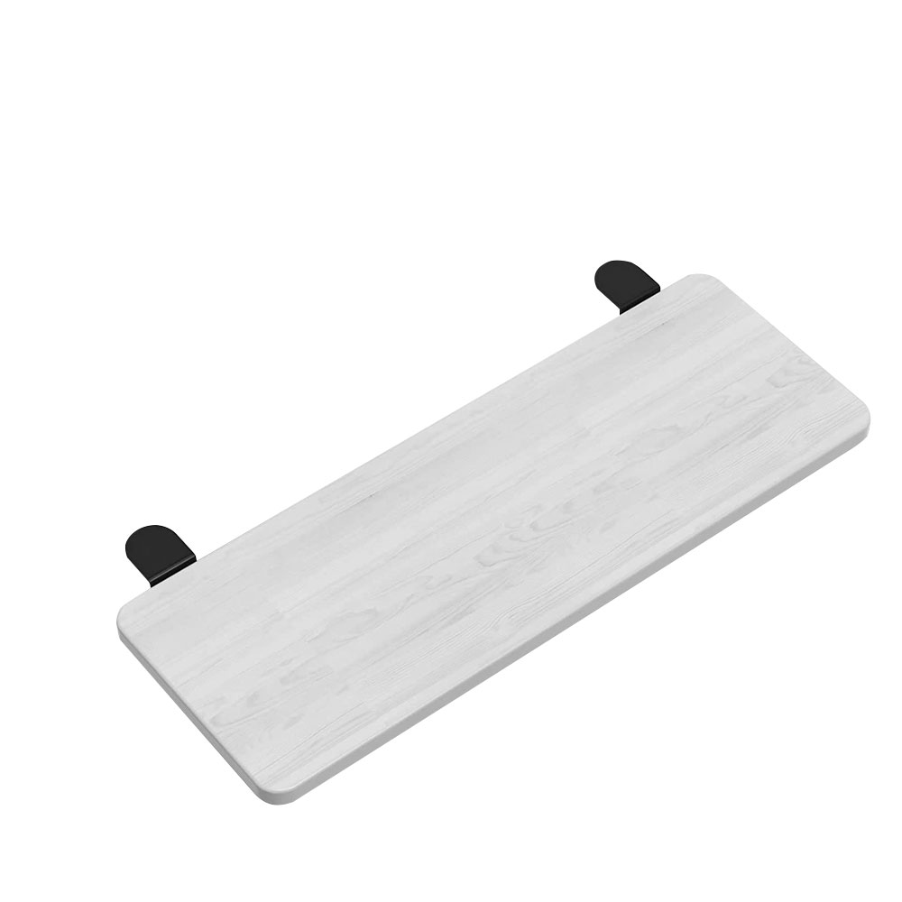 Desk Extender Tray, 25.2"x9.5" Foldable Keyboard Drawer Tray, Table Mount Arm Wrist Rest Shelf